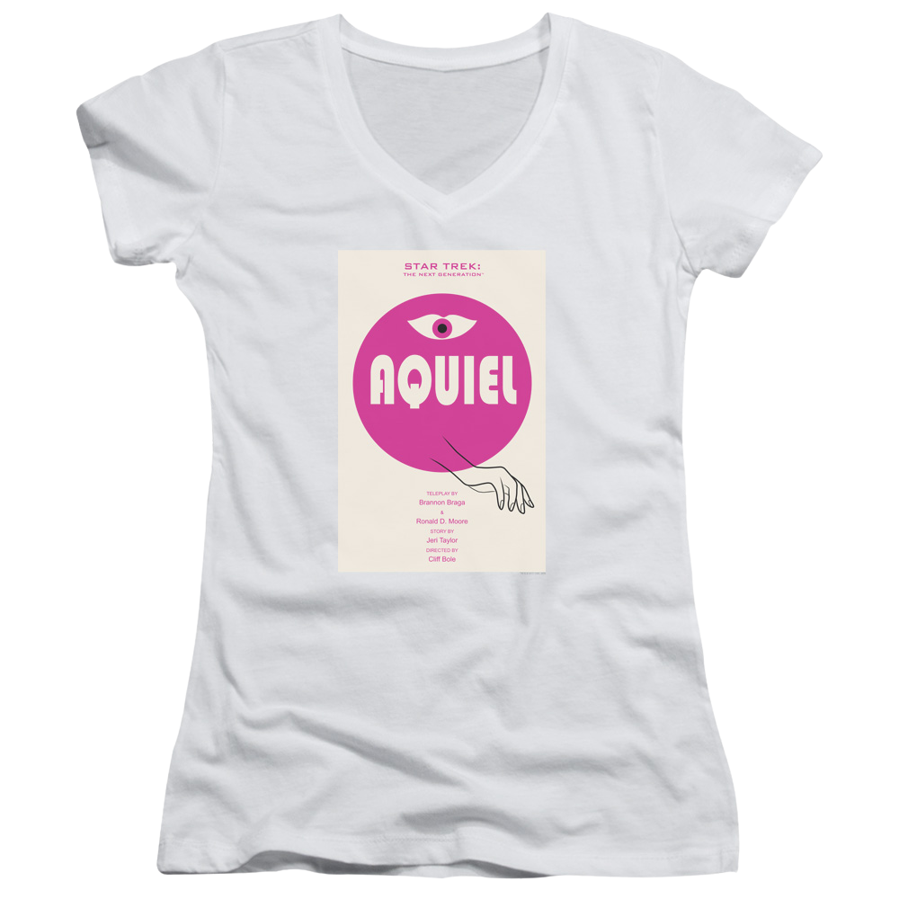 Star Trek The Next Generation Tng Season 6 Episode 13 - Juniors V-Neck T-Shirt Juniors V-Neck T-Shirt Star Trek   