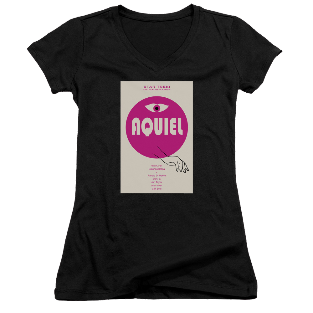 Star Trek The Next Generation Tng Season 6 Episode 13 - Juniors V-Neck T-Shirt Juniors V-Neck T-Shirt Star Trek   