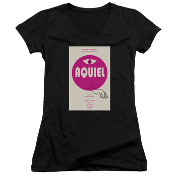 Star Trek The Next Generation Tng Season 6 Episode 13 - Juniors V-Neck T-Shirt Juniors V-Neck T-Shirt Star Trek   