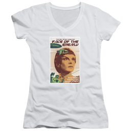 Star Trek The Next Generation Tng Season 6 Episode 14 - Juniors V-Neck T-Shirt Juniors V-Neck T-Shirt Star Trek   