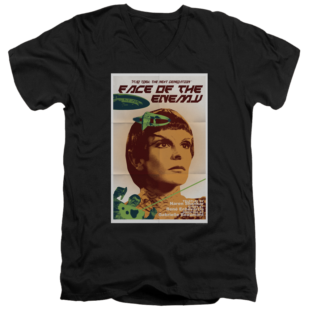 Star Trek The Next Generation Tng Season 6 Episode 14 - Men's V-Neck T-Shirt Men's V-Neck T-Shirt Star Trek   