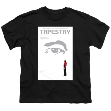 Black youth t-shirt for ages 8 to 12 with Star Trek The Next Generation Tng Season 6 Episode 15 graphic