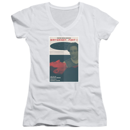 Star Trek The Next Generation Tng Season 6 Episode 16 - Juniors V-Neck T-Shirt Juniors V-Neck T-Shirt Star Trek   