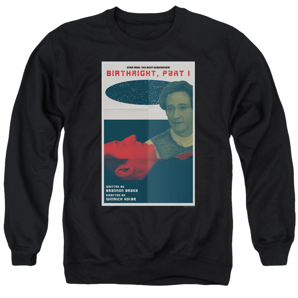 Star Trek The Next Generation Tng S6 Ep16 - Men's Crewneck Sweatshirt Men's Crewneck Sweatshirt Star Trek   