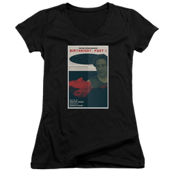 Star Trek The Next Generation Tng Season 6 Episode 16 - Juniors V-Neck T-Shirt Juniors V-Neck T-Shirt Star Trek   