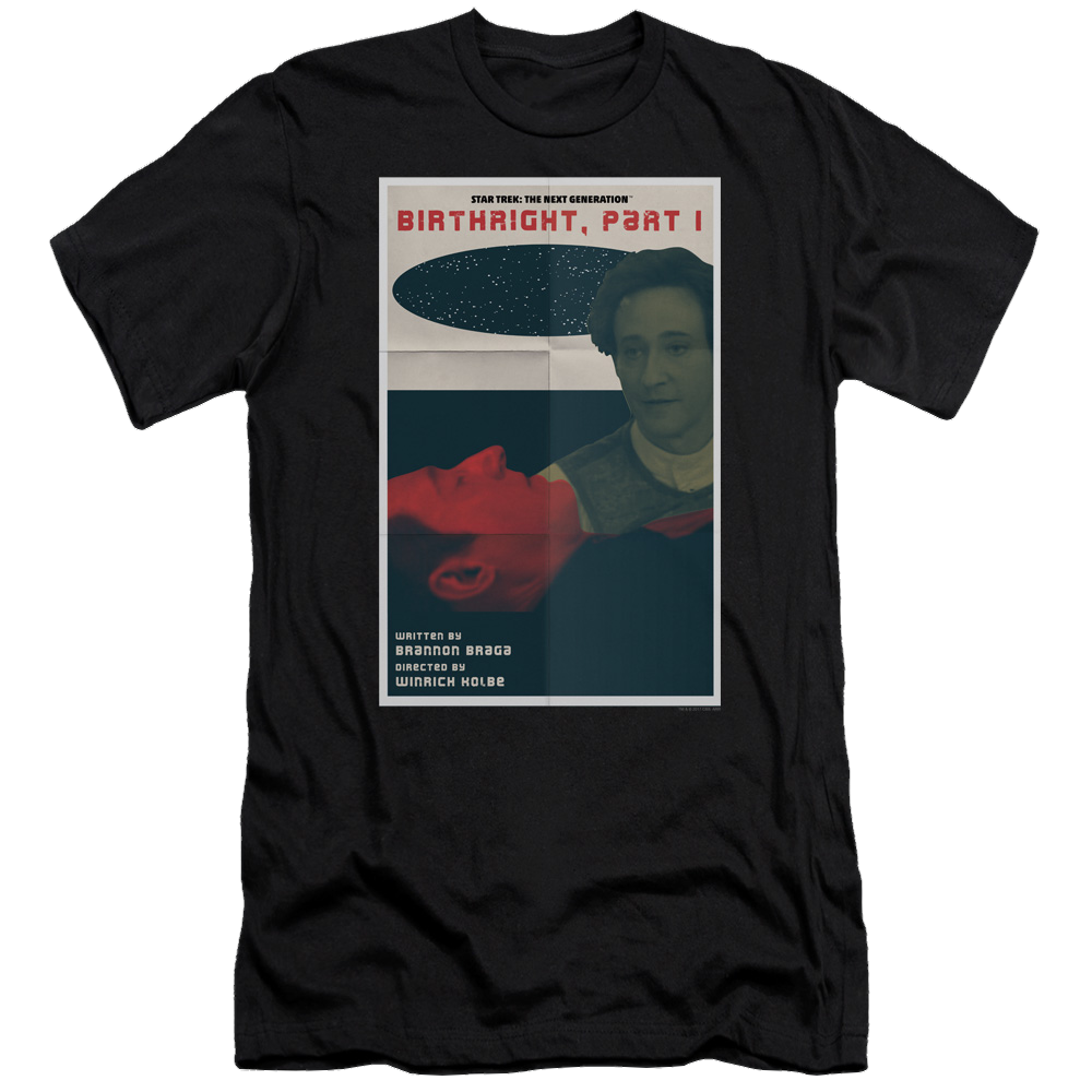 Star Trek The Next Generation Tng Season 6 Episode 16 - Men's Premium Slim Fit T-Shirt Men's Premium Slim Fit T-Shirt Star Trek   