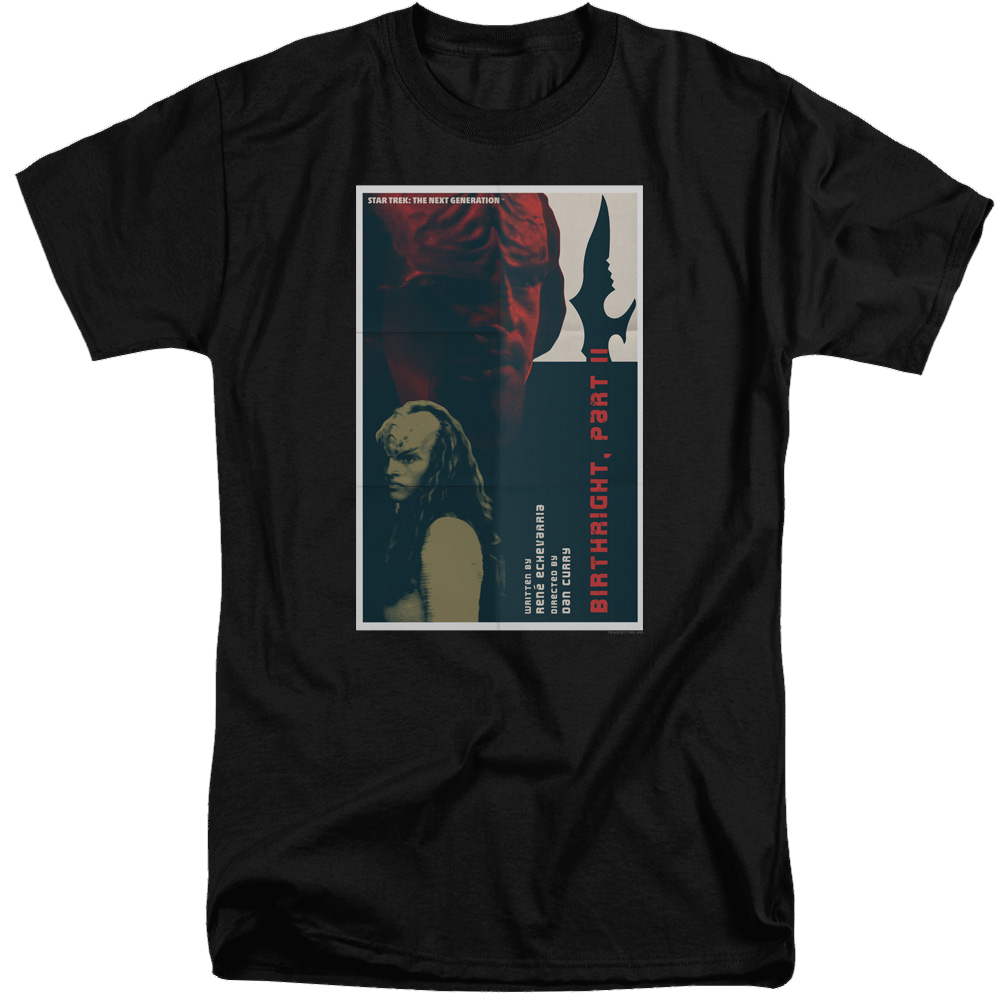 Star Trek The Next Generation Tng Season 6 Episode 17 - Men's Tall Fit T-Shirt Men's Tall Fit T-Shirt Star Trek   