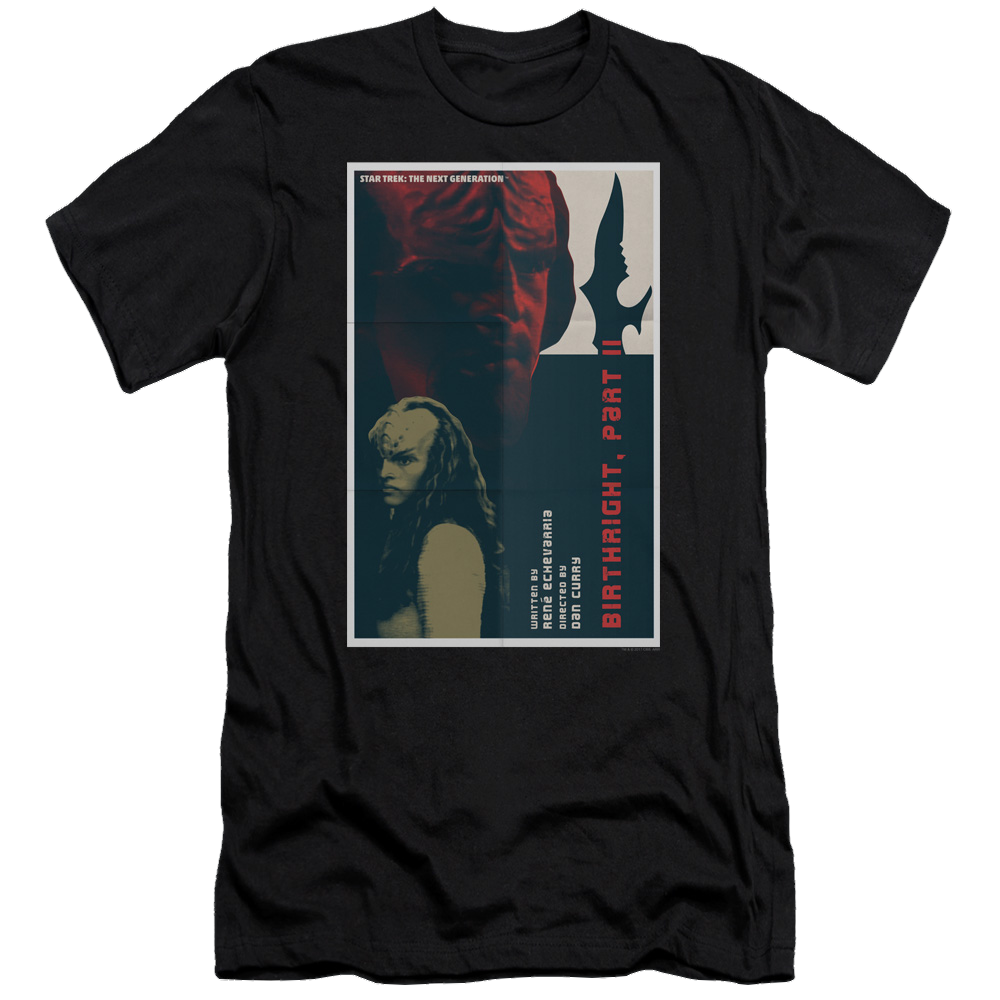 Star Trek The Next Generation Tng Season 6 Episode 17 - Men's Premium Slim Fit T-Shirt Men's Premium Slim Fit T-Shirt Star Trek   