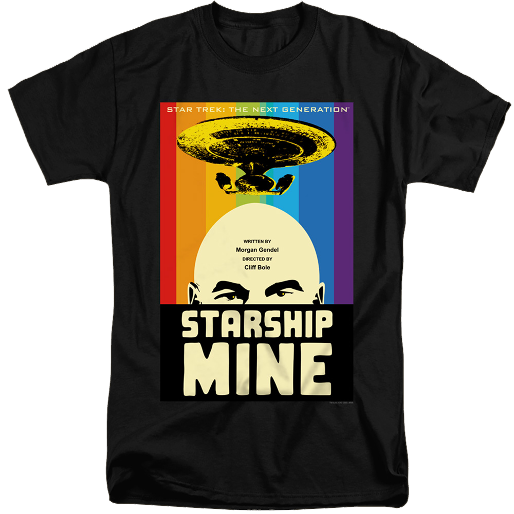 Star Trek The Next Generation Tng Season 6 Episode 18 - Men's Tall Fit T-Shirt Men's Tall Fit T-Shirt Star Trek   