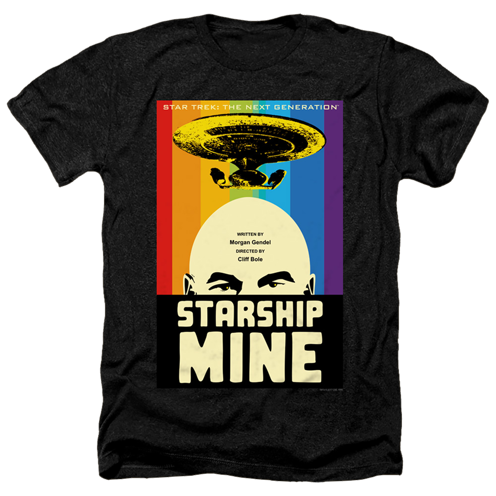 Star Trek The Next Generation Tng Season 6 Episode 18 - Men's Heather T-Shirt Men's Heather T-Shirt Star Trek   