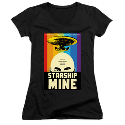 Star Trek The Next Generation Tng Season 6 Episode 18 - Juniors V-Neck T-Shirt Juniors V-Neck T-Shirt Star Trek   