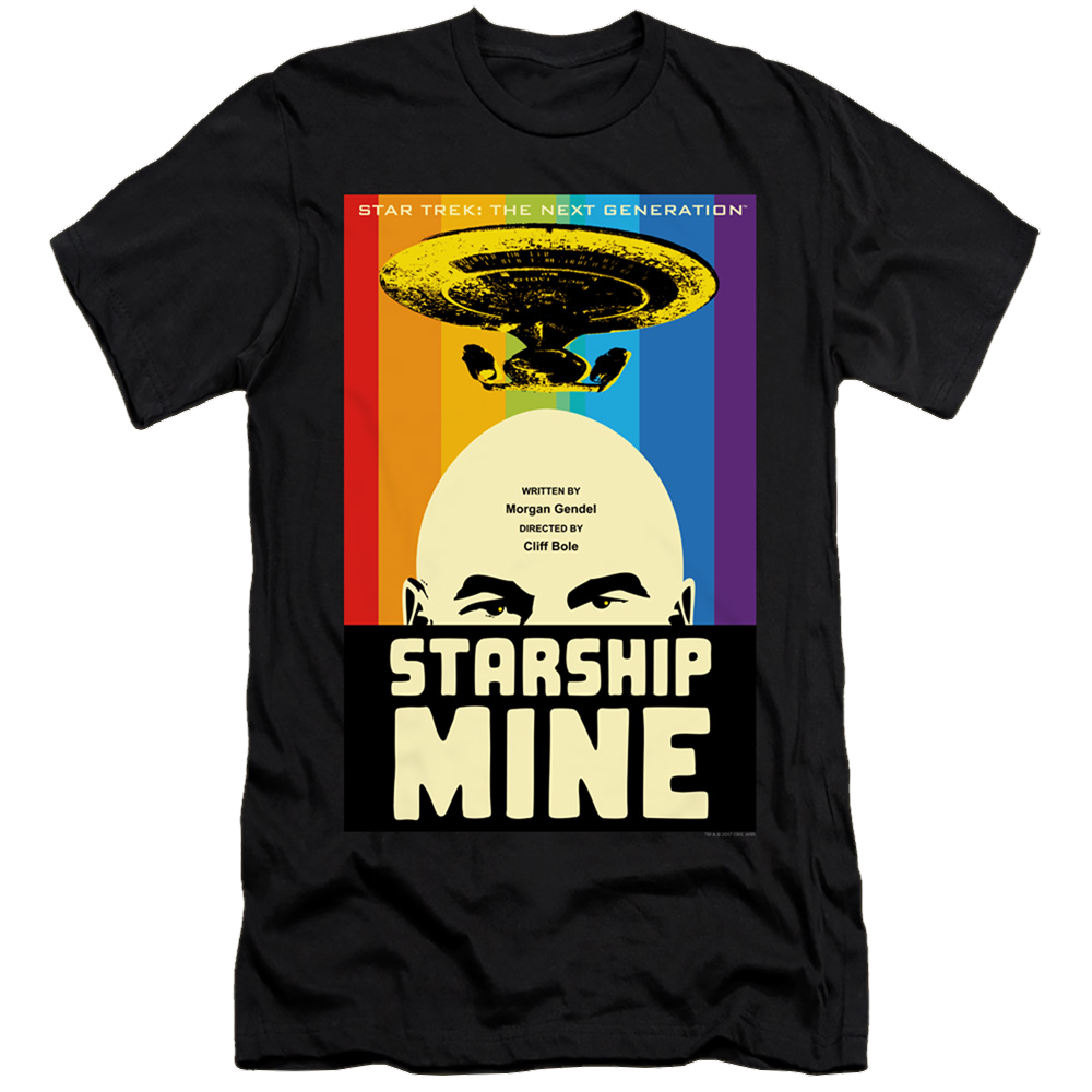 Star Trek The Next Generation Tng Season 6 Episode 18 - Men's Premium Slim Fit T-Shirt Men's Premium Slim Fit T-Shirt Star Trek   