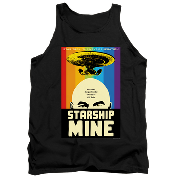 Black men's tank with Star Trek The Next Generation Tng Season 6 Episode 18 graphic