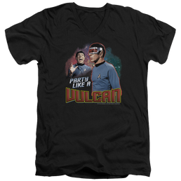 Star Trek Party Like A Vulcan Men's V-Neck T-Shirt Men's V-Neck T-Shirt Star Trek   