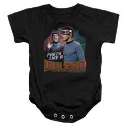 Star Trek Party Like A Vulcan Baby Bodysuit Baby Bodysuit Star Trek   