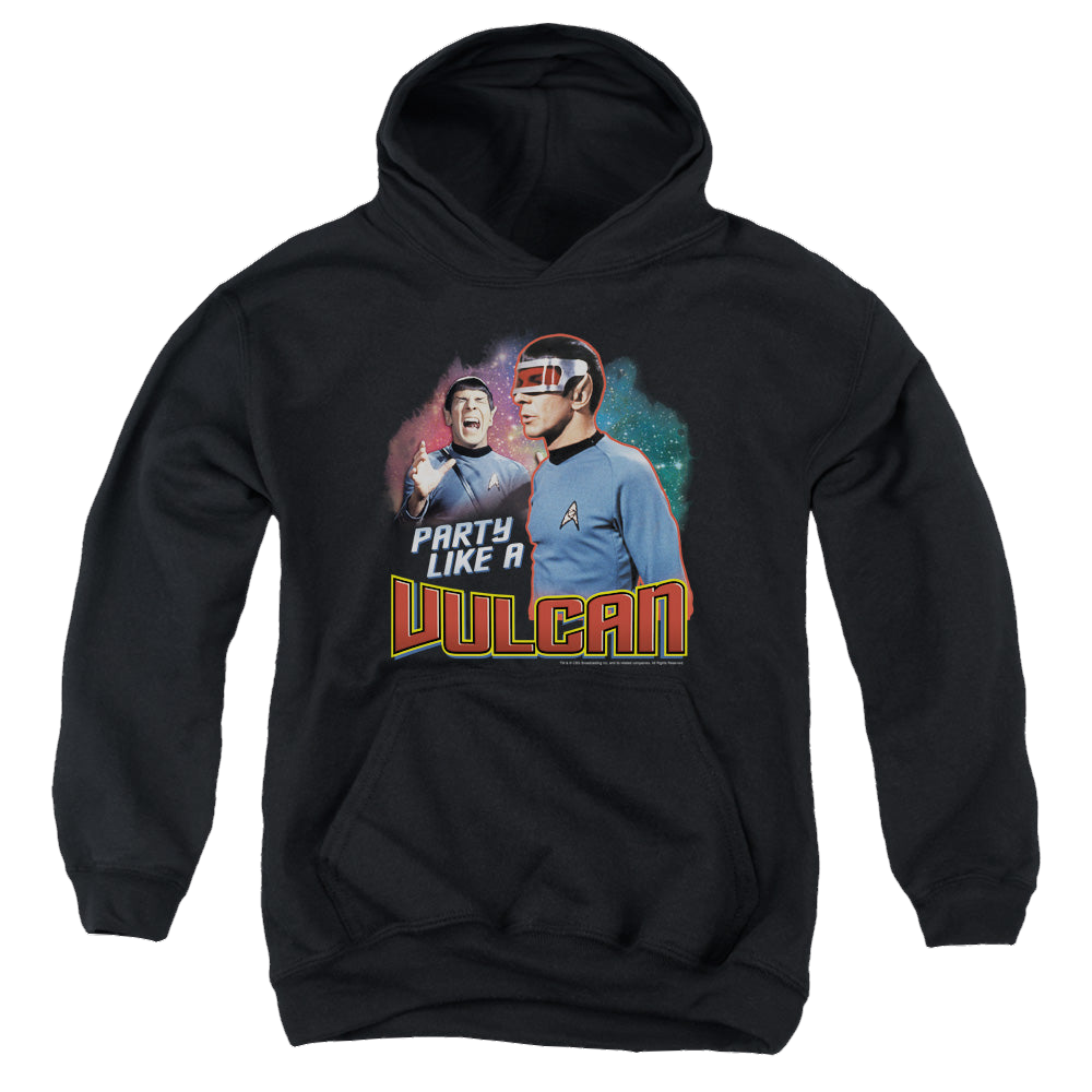 Star Trek The Original Series Party Like A Vulcan - Youth Hoodie Youth Hoodie (Ages 8-12) Star Trek   
