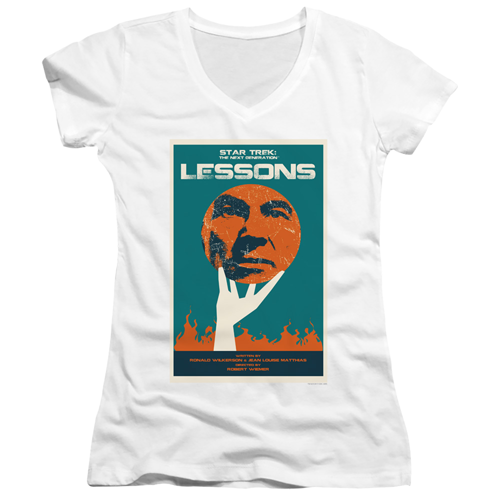 Star Trek The Next Generation Tng Season 6 Episode 19 - Juniors V-Neck T-Shirt Juniors V-Neck T-Shirt Star Trek   