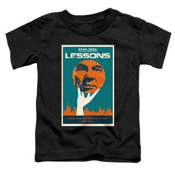 Black toddler t-shirt with Star Trek The Next Generation Tng Season 6 Episode 19 graphic
