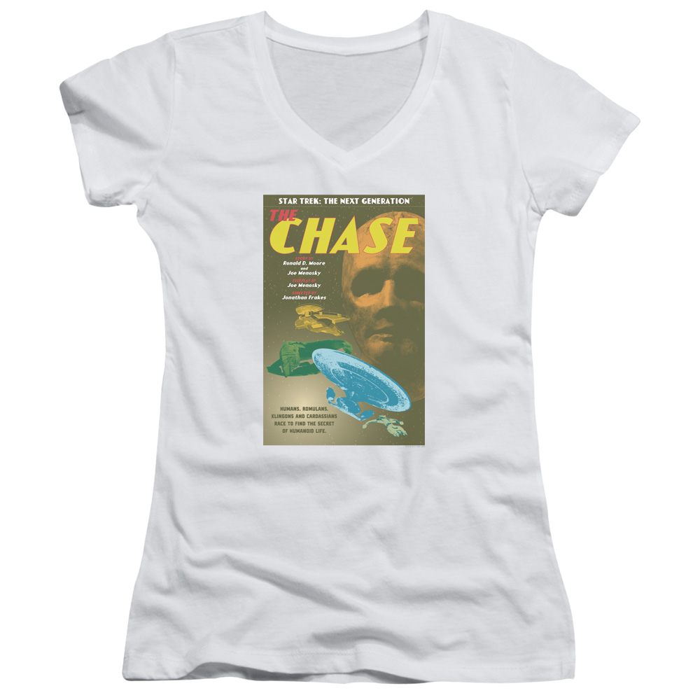 Star Trek Tng Season 6 Episode 20 Juniors V-Neck T-Shirt Juniors V-Neck T-Shirt Star Trek   