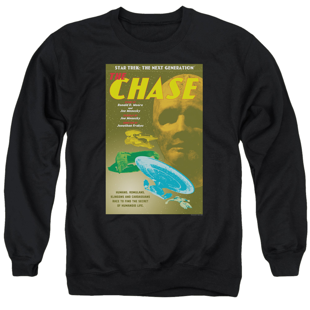 Star Trek The Next Generation Tng S6 Ep20 - Men's Crewneck Sweatshirt Men's Crewneck Sweatshirt Star Trek   
