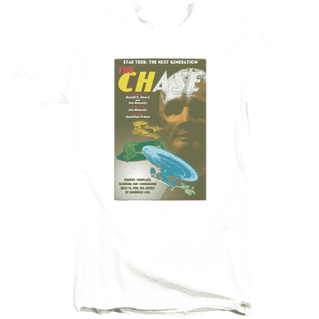 Black men's tall fit t-shirt with Star Trek Tng Season 6 Episode 20 graphic