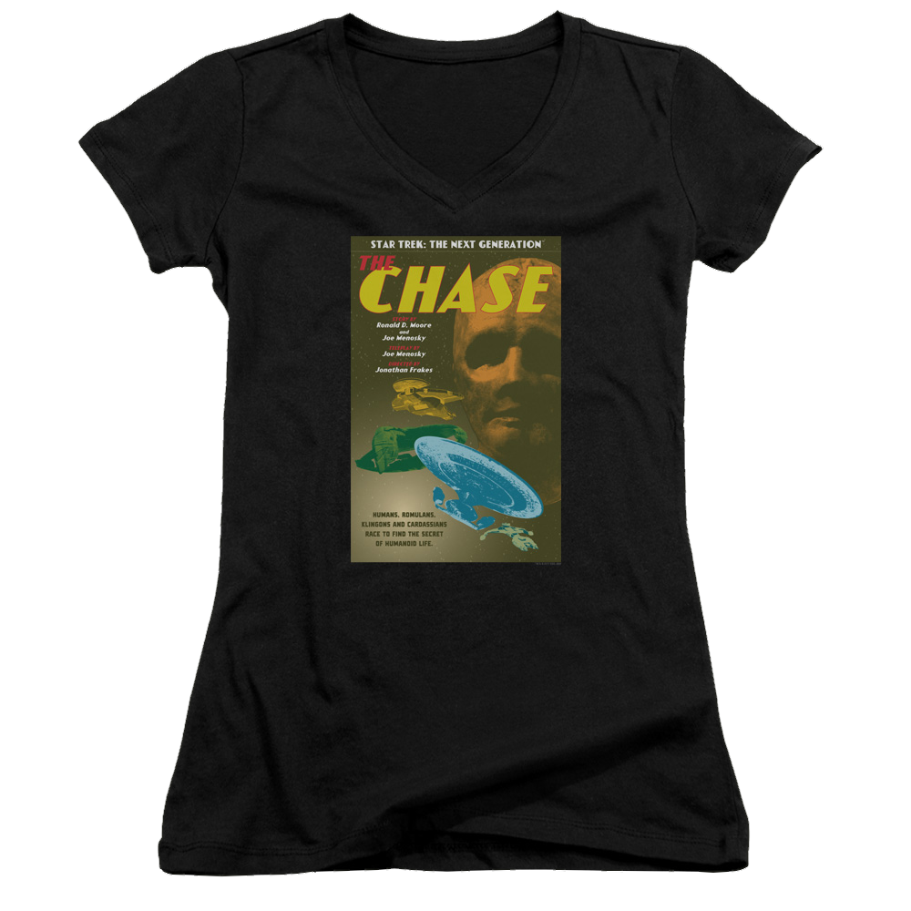 Star Trek The Next Generation Tng Season 6 Episode 20 - Juniors V-Neck T-Shirt Juniors V-Neck T-Shirt Star Trek   