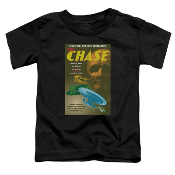 Black toddler t-shirt with Star Trek The Next Generation Tng Season 6 Episode 20 graphic