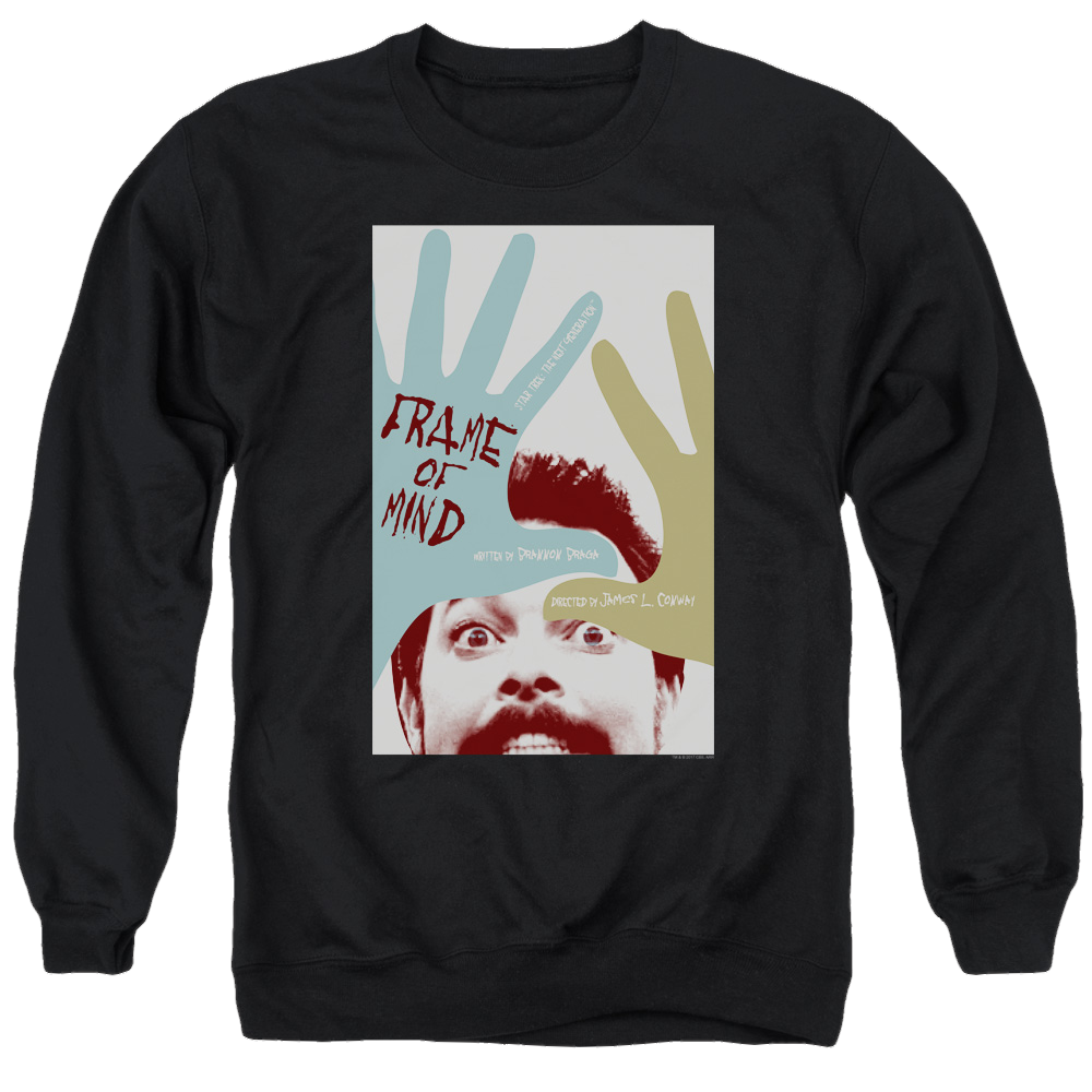 Star Trek The Next Generation Tng S6 Ep21 - Men's Crewneck Sweatshirt Men's Crewneck Sweatshirt Star Trek   