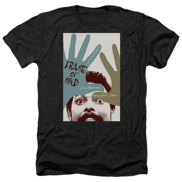 Black men's heather t-shirt with Star Trek Tng Season 6 Episode 21 graphic