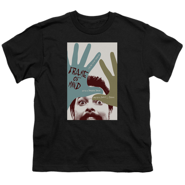 Black youth t-shirt for ages 8 to 12 with Star Trek The Next Generation Tng Season 6 Episode 21 graphic