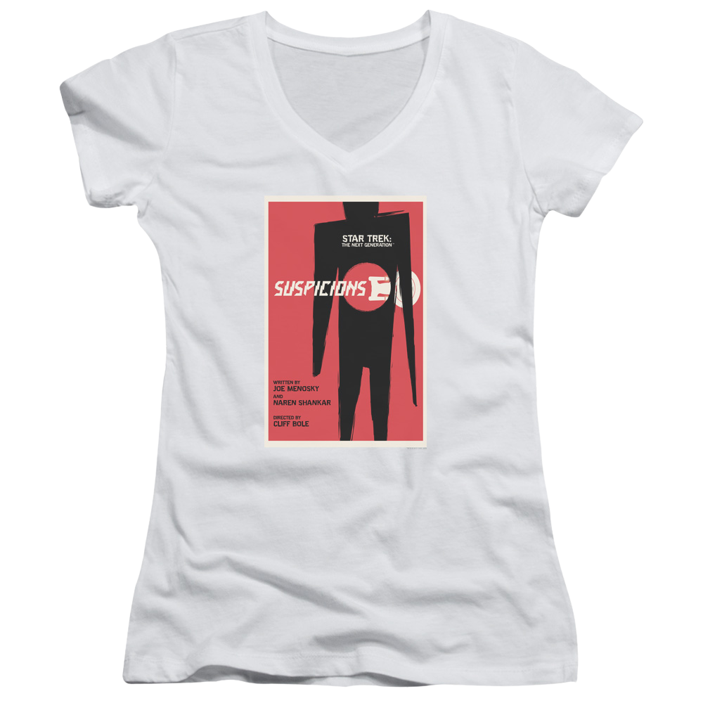 Star Trek The Next Generation Tng Season 6 Episode 22 - Juniors V-Neck T-Shirt Juniors V-Neck T-Shirt Star Trek   