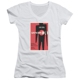 Star Trek The Next Generation Tng Season 6 Episode 22 - Juniors V-Neck T-Shirt Juniors V-Neck T-Shirt Star Trek   