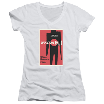 Star Trek The Next Generation Tng Season 6 Episode 22 - Juniors V-Neck T-Shirt Juniors V-Neck T-Shirt Star Trek   
