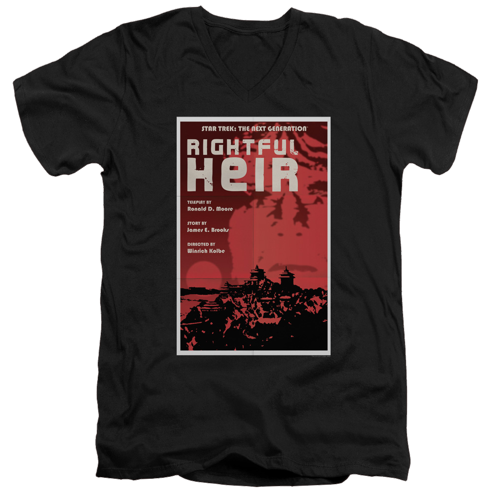 Star Trek The Next Generation Tng Season 6 Episode 23 - Men's V-Neck T-Shirt Men's V-Neck T-Shirt Star Trek   