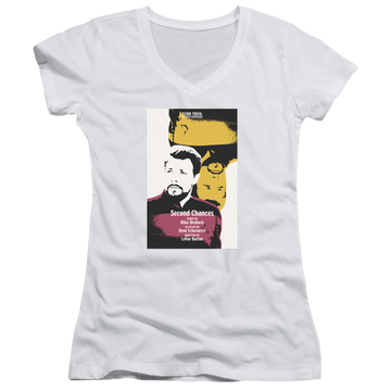 Star Trek The Next Generation Tng Season 6 Episode 24 - Juniors V-Neck T-Shirt Juniors V-Neck T-Shirt Star Trek   