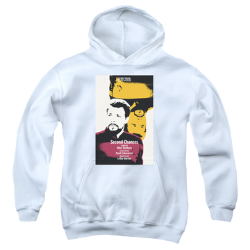 White youth hoodie for ages 8 to 12 with Star Trek The Next Generation Tng Season 6 Episode 24 graphic