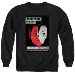 Star Trek The Next Generation Tng S6 Ep26 - Men's Crewneck Sweatshirt Men's Crewneck Sweatshirt Star Trek   