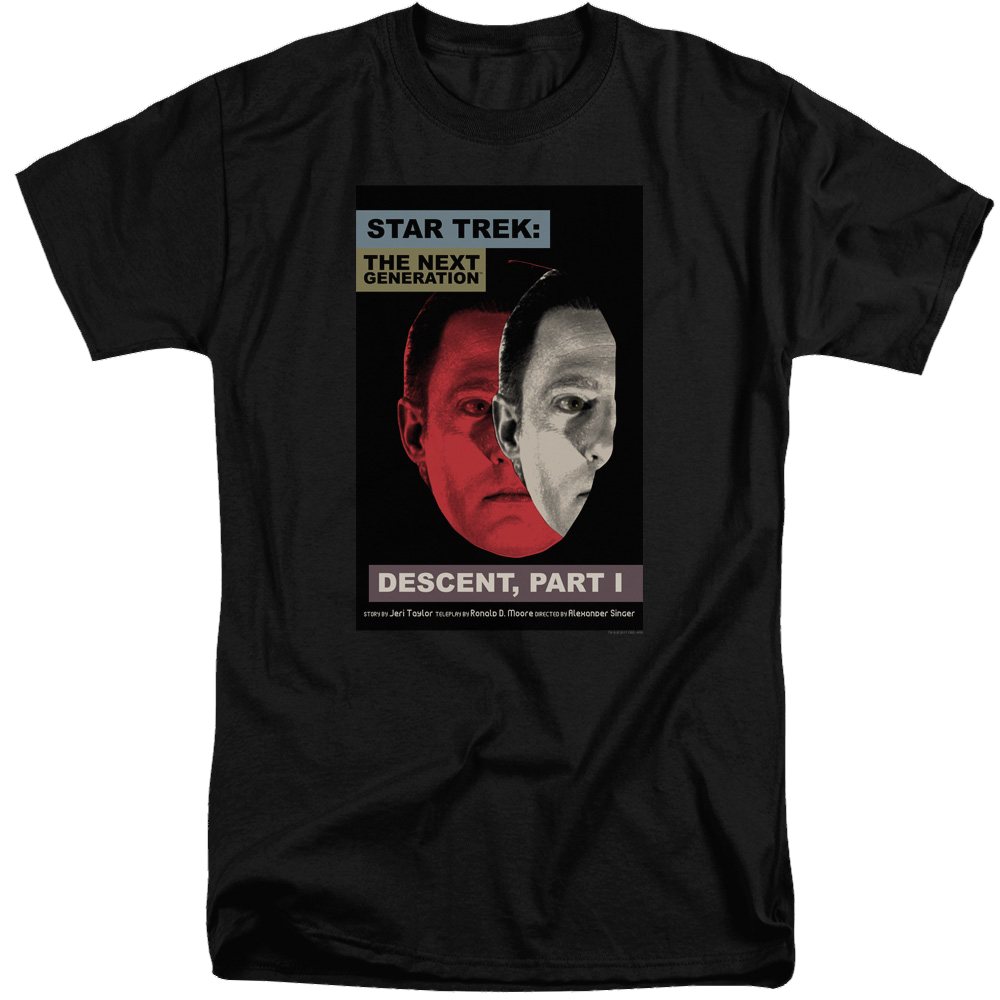 Star Trek The Next Generation Tng Season 6 Episode 26 - Men's Tall Fit T-Shirt Men's Tall Fit T-Shirt Star Trek   