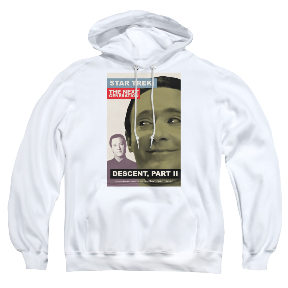 Star Trek The Next Generation Tng Season 7 Episode 1 - Pullover Hoodie Pullover Hoodie Star Trek   