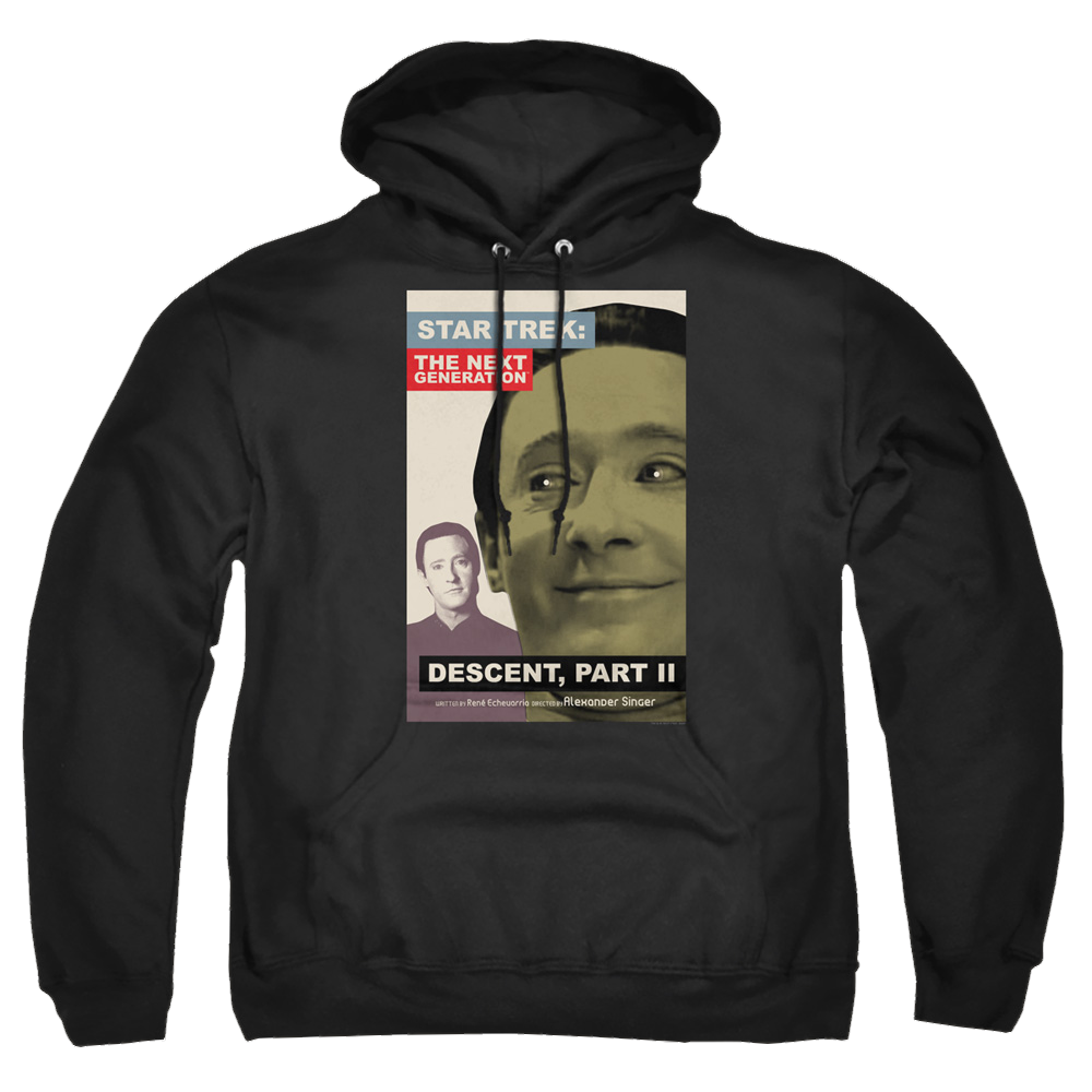 Star Trek The Next Generation Tng Season 7 Episode 1 - Pullover Hoodie Pullover Hoodie Star Trek   