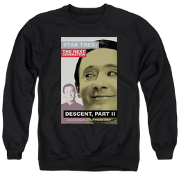 Star Trek The Next Generation Tng S7 Ep1 - Men's Crewneck Sweatshirt Men's Crewneck Sweatshirt Star Trek   