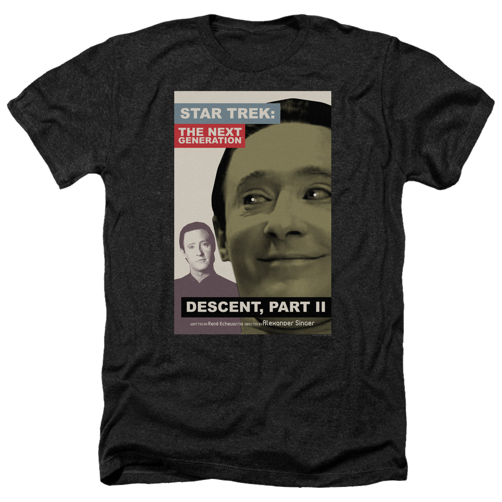 Star Trek The Next Generation Tng Season 7 Episode 1 - Men's Heather T-Shirt Men's Heather T-Shirt Star Trek   