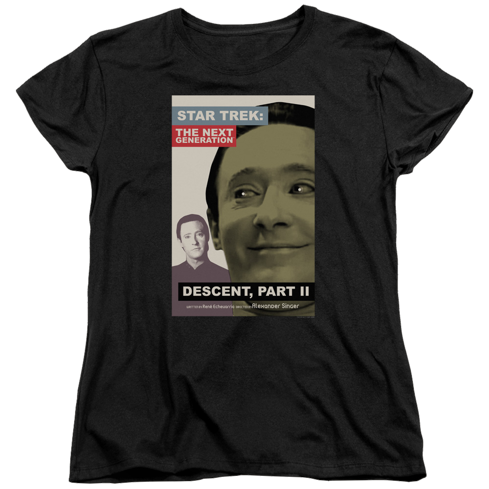 Star Trek The Next Generation Tng Season 7 Episode 1 - Women's T-Shirt Women's T-Shirt Star Trek   