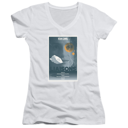 Star Trek The Next Generation Tng Season 7 Episode 2 - Juniors V-Neck T-Shirt Juniors V-Neck T-Shirt Star Trek   