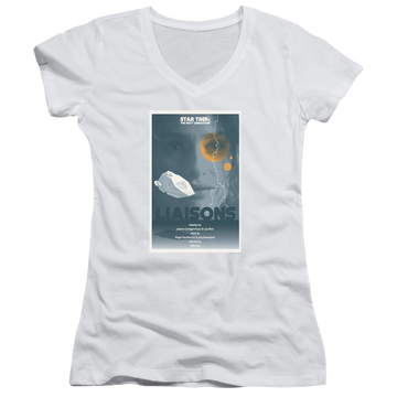 Star Trek The Next Generation Tng Season 7 Episode 2 - Juniors V-Neck T-Shirt Juniors V-Neck T-Shirt Star Trek   