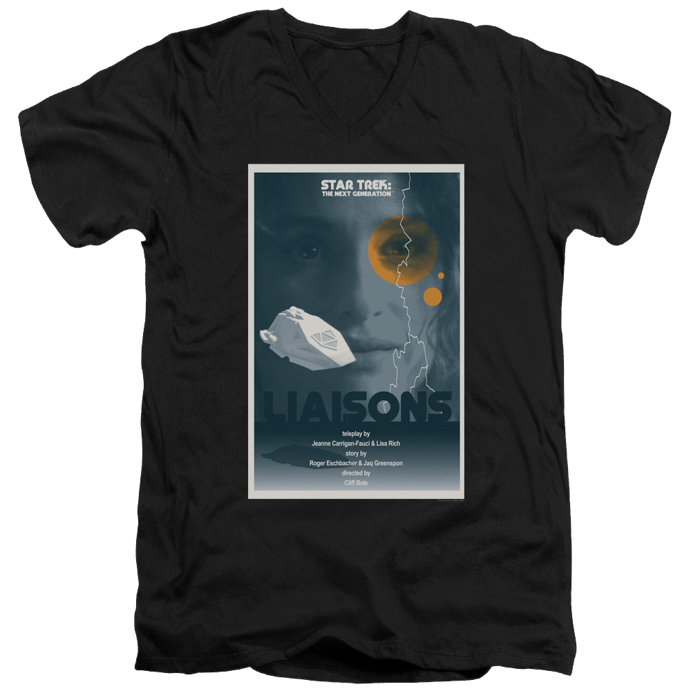Star Trek The Next Generation Tng Season 7 Episode 2 - Men's V-Neck T-Shirt Men's V-Neck T-Shirt Star Trek   