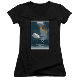 Star Trek The Next Generation Tng Season 7 Episode 2 - Juniors V-Neck T-Shirt Juniors V-Neck T-Shirt Star Trek   