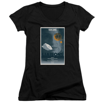 Star Trek The Next Generation Tng Season 7 Episode 2 - Juniors V-Neck T-Shirt Juniors V-Neck T-Shirt Star Trek   