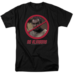 Star Trek No Klingons Men's Regular Fit T-Shirt Men's Regular Fit T-Shirt Star Trek   