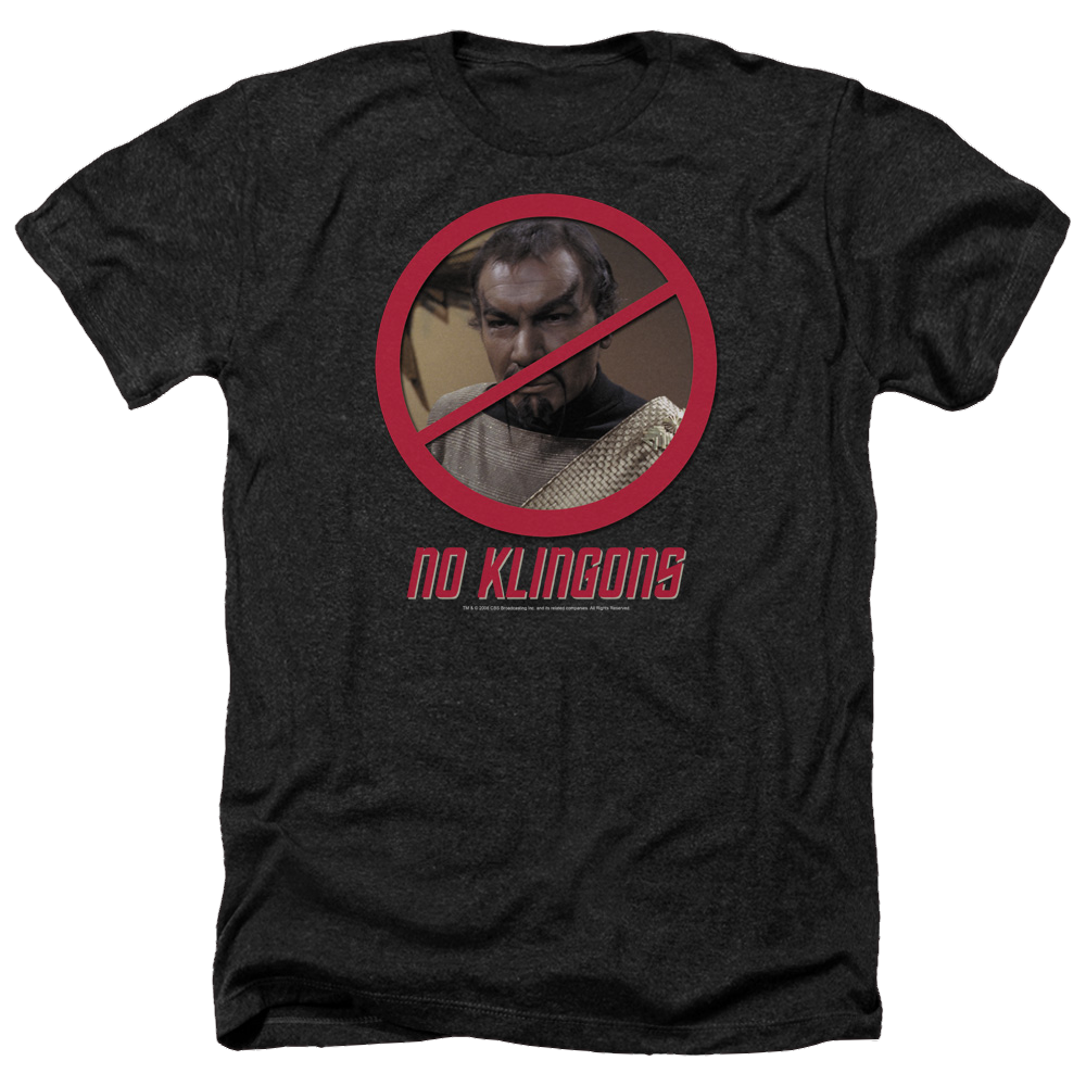 Star Trek No Klingons Men's Heather T-Shirt Men's Heather T-Shirt Star Trek   